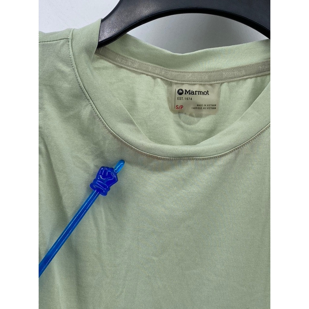 MARMOT Women's Mint Green Crewneck Mariposa Sleeveless Tank Top SZ S