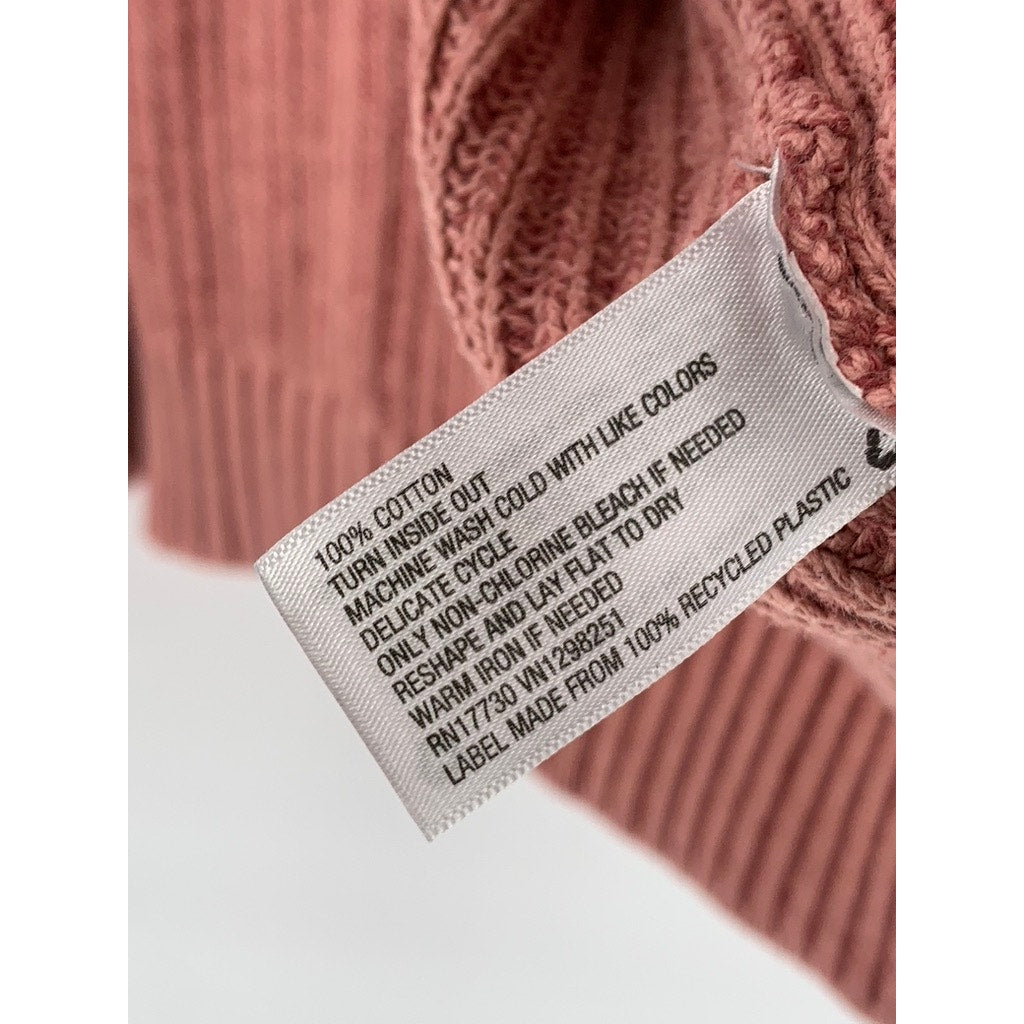UNIVERSAL THREAD Women's Salmon Pink Knit Open-Front Cardigan SZ M