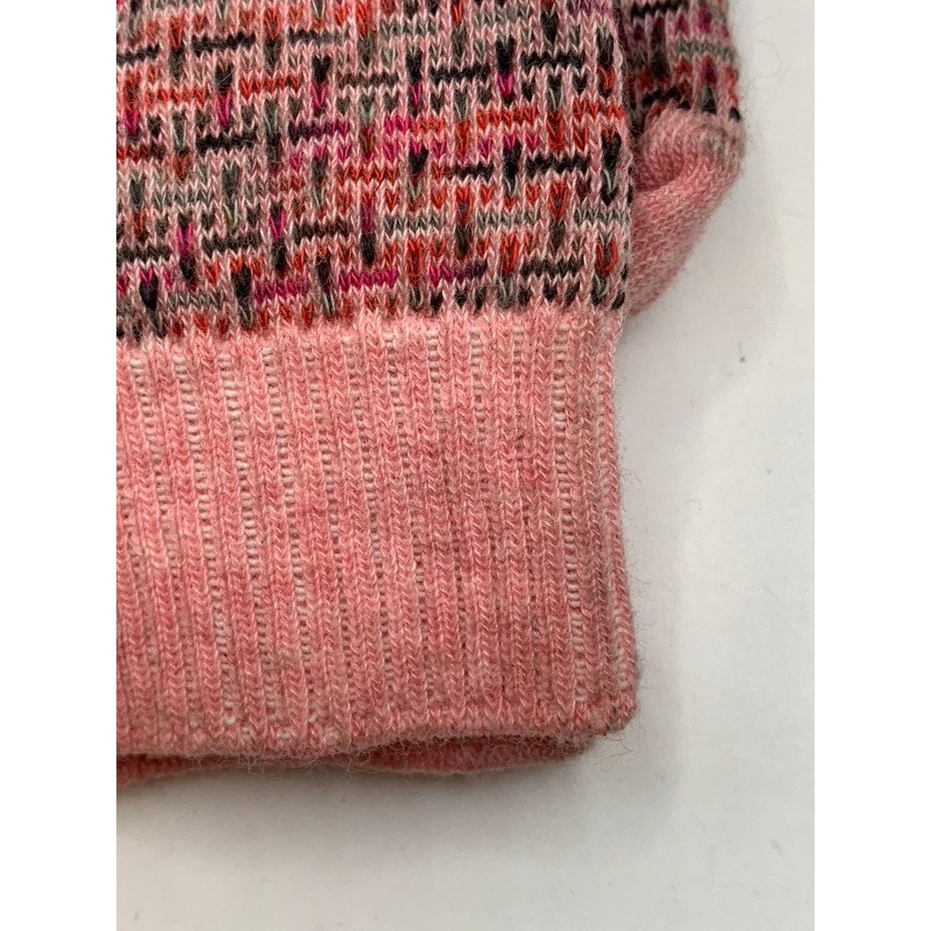 B.ELLA Women's Pink Knit Cotton-Blend Odette Knee Socks SZ OS