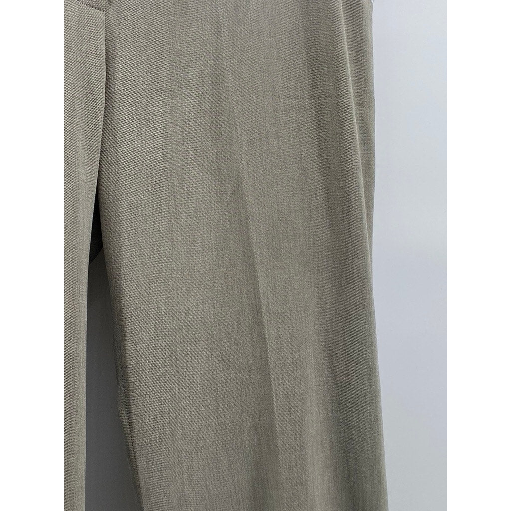 ANNE KLEIN Women's Vintage Beige Straight-Leg Regular-Fit Suit Pants SZ 6