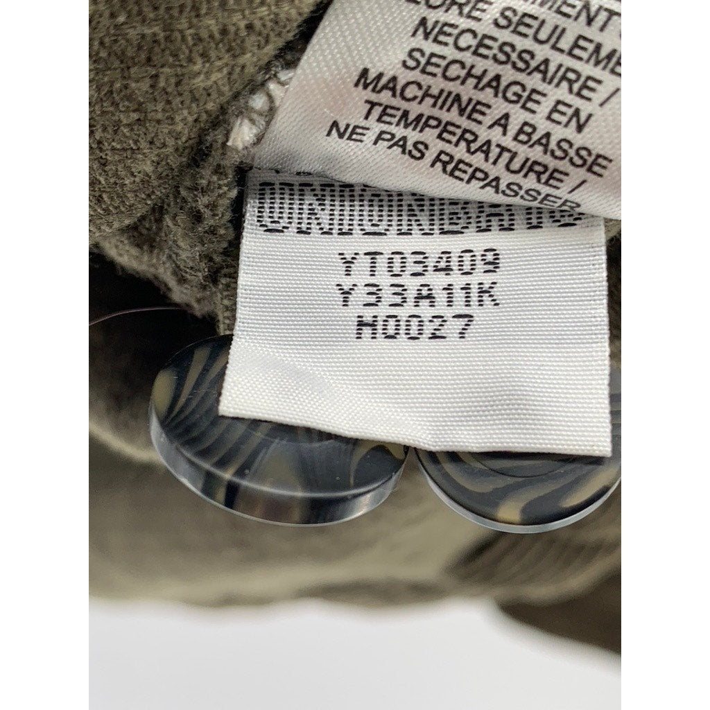 UNION BAY Men's Hunter Green Button Front Corduroy Cotton Shacket SZ M