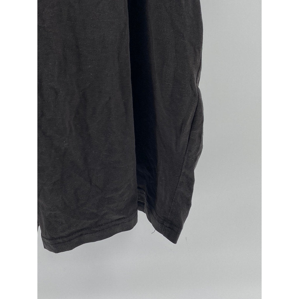 ALPHALETE ATHLETICS Men's Black Scoop-Neck Sleeveless Performance Fit Shirt SZ M