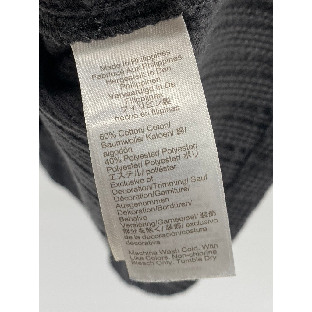 MADEWELL Men's Charcoal Gray Scoop-Neck Textured Tank Top SZ M