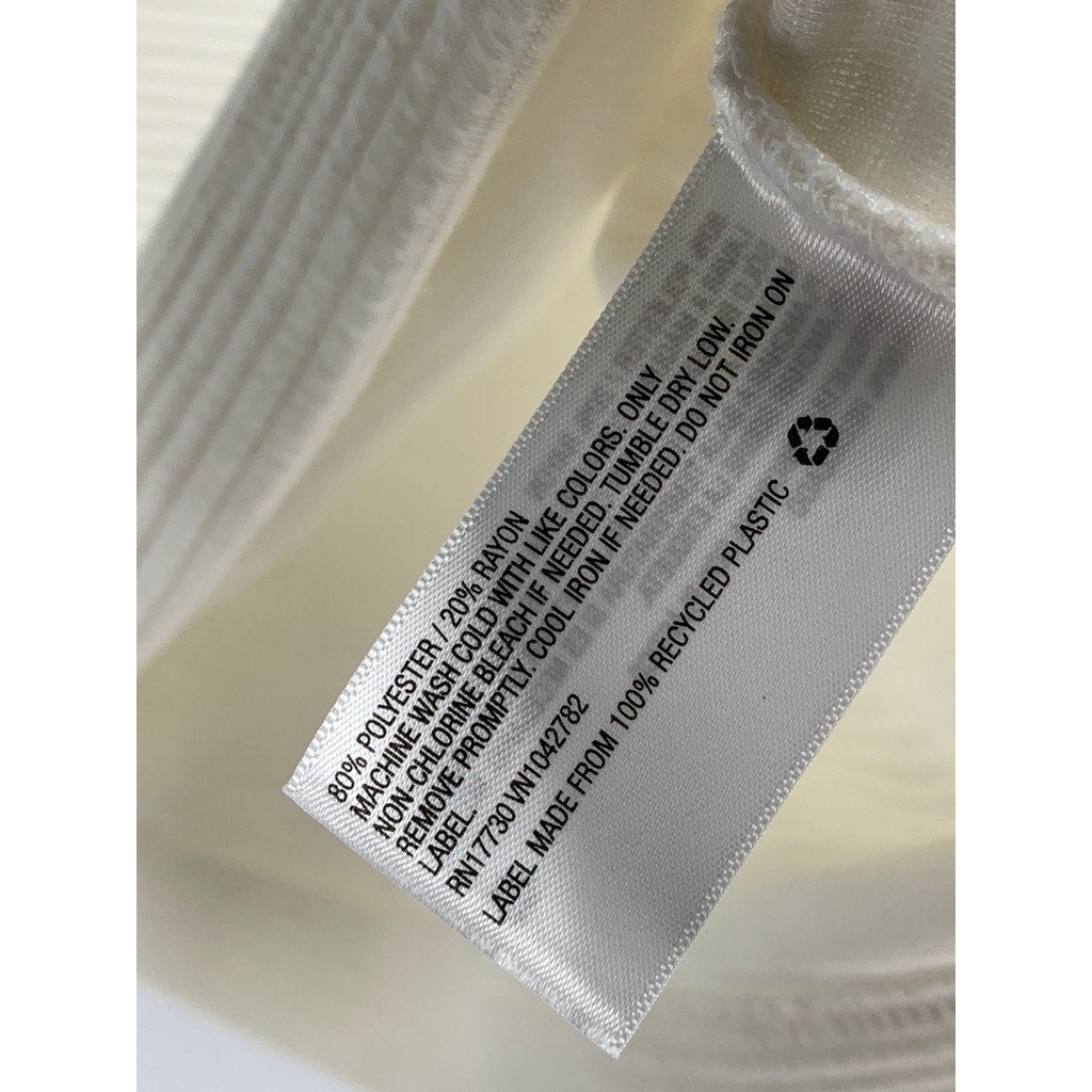 A NEW DAY Women's Off-White Ribbed Crewneck Pullover Sweatshirt SZ XL