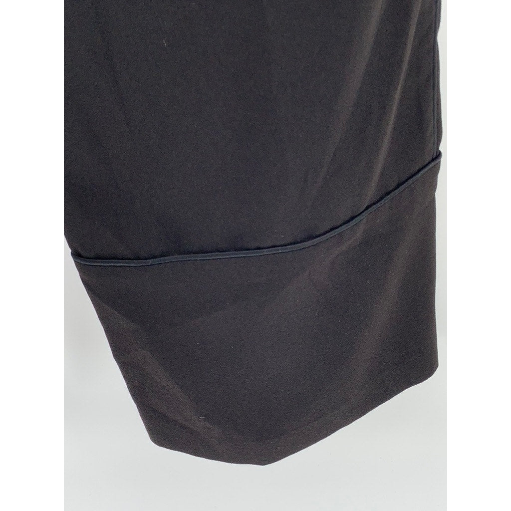 OAK+FORT Women's Black Cuffed Straight-Leg Pants SZ 2
