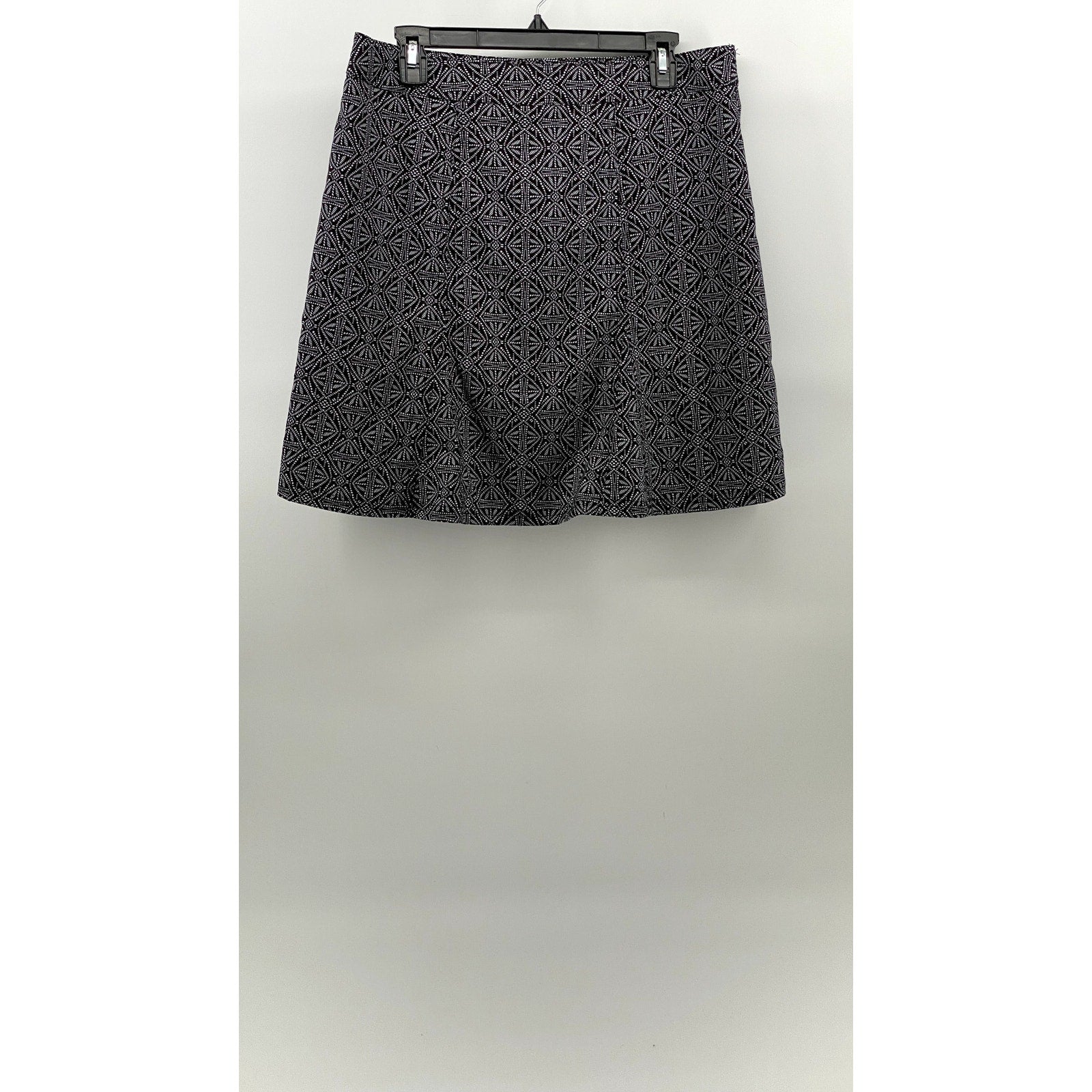 RIP SKIRT HAWAII Women's Black Pearl Batik Print A-Line Wrap Mini Skirt SZ M