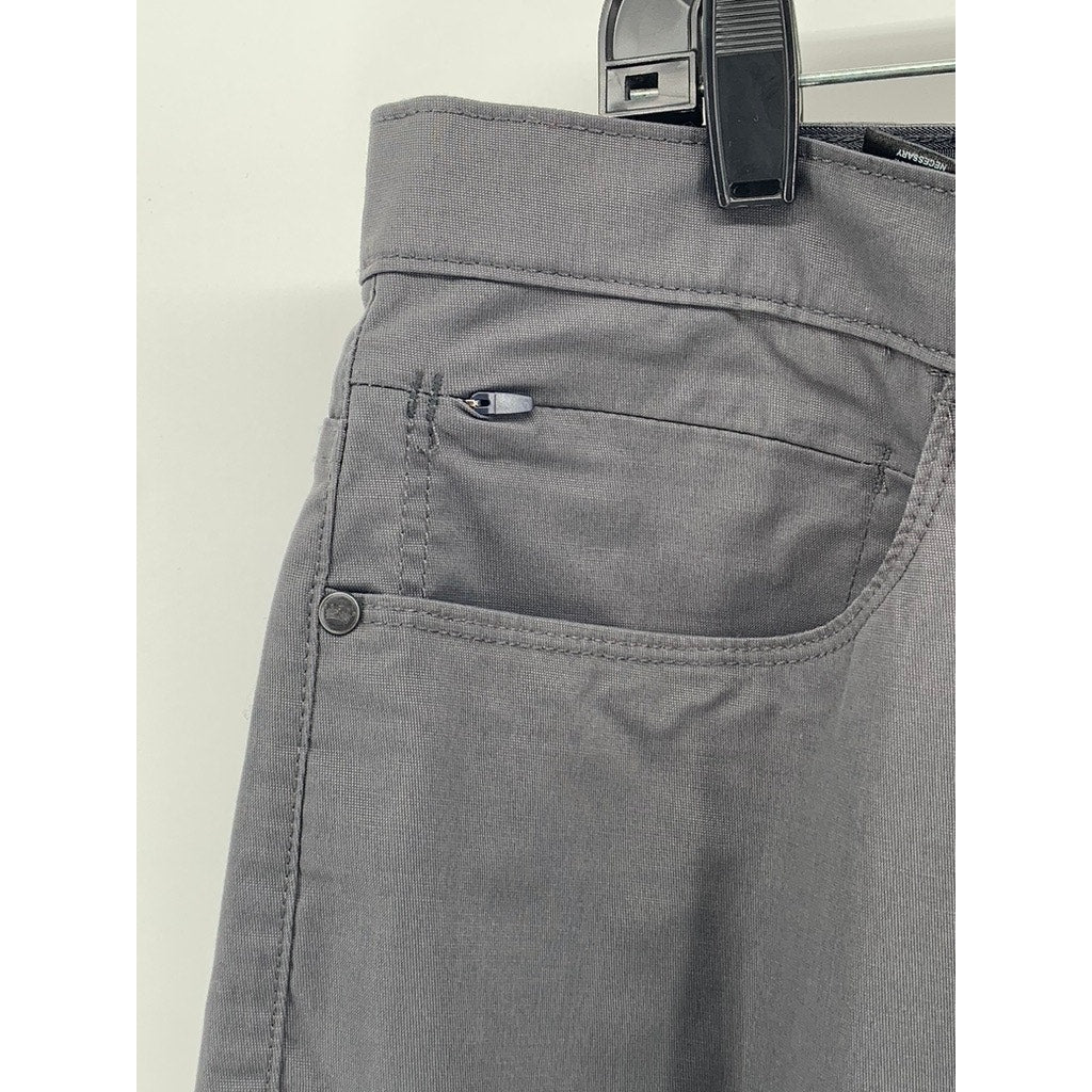 ENGLISH LAUNDRY Men's Charcoal Gray Straight Leg Regular-Fit Pants SZ 40X32