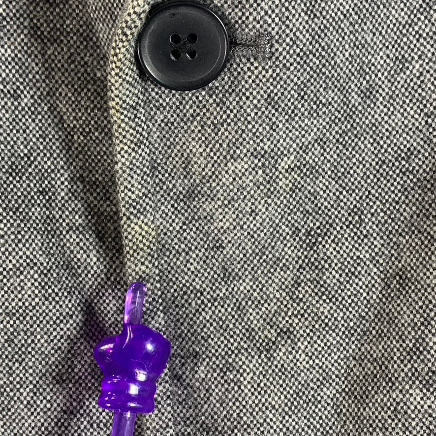 BANANA REPUBLIC Men's Grey Heather Donegal Tailored-Fit Two-Button Blazer SZ 44R