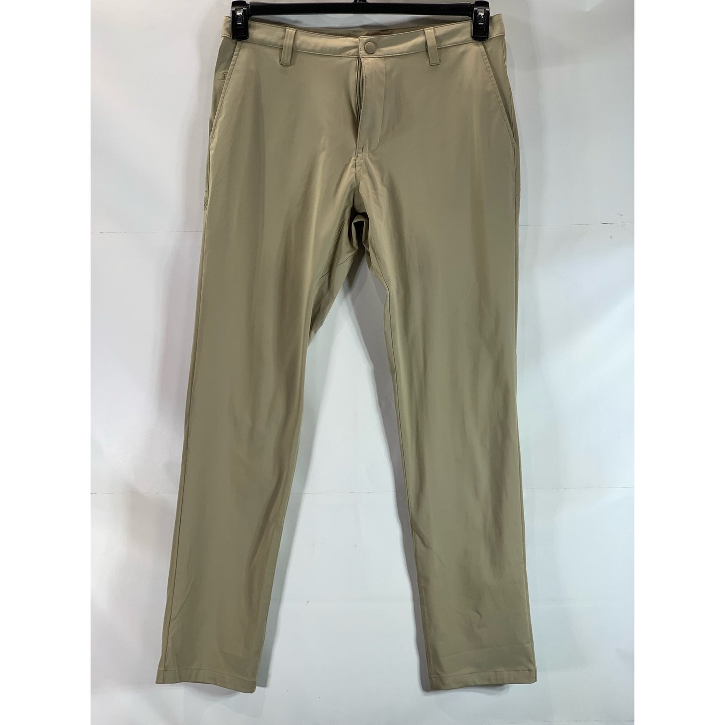 RHONE Men's Tan Commuter Slim-Fit Four-Pocket Pants SZ 33