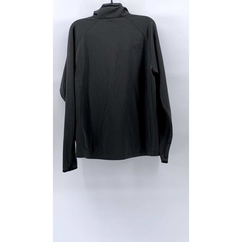 THE NORTH FACE Men’s Charcoal Gray Half-Zip Textured Pullover Sweater SZ L