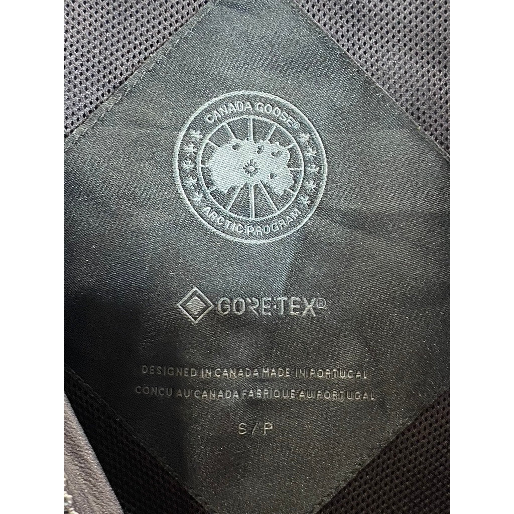 CANADA GOOSE Women's Black Earth Waterproof Nomad Lightweight Rain Jacket SZ S