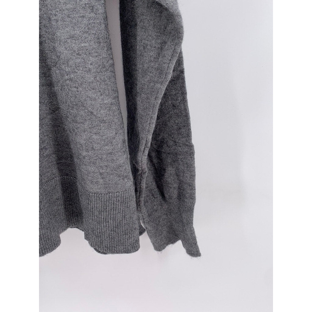 RAE DUNN Women's Raglan Long Sleeve "BLESSED" Gray Pullover Sweatshirt SZ XL