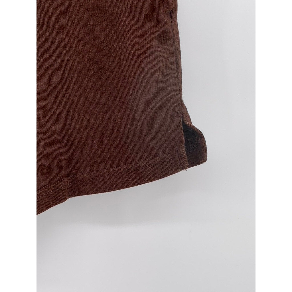 WILD FABLE Women's Brown Casual Relaxed-Fit Pull-On Shorts SZ L