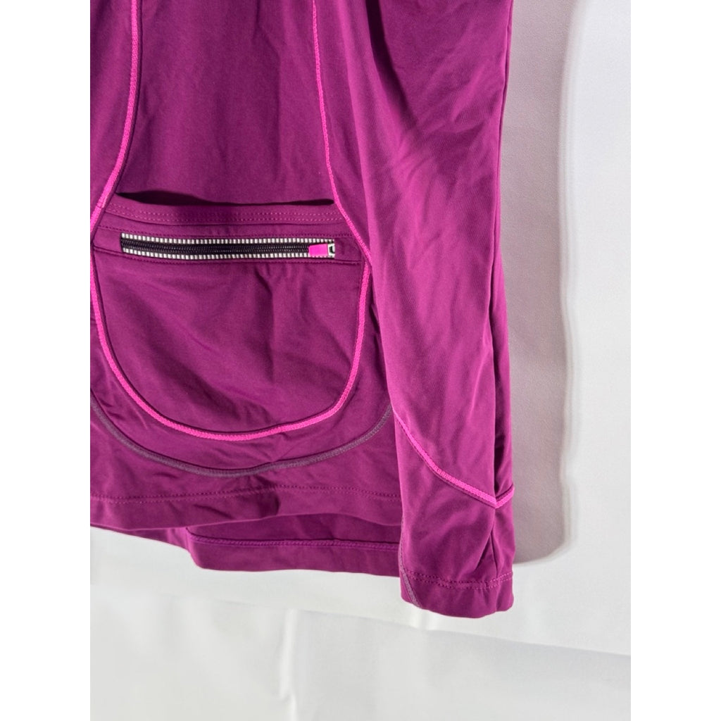 ATHLETA Women's Raspberry Energy Fitness Scoop-Neck Tank Top SZ S