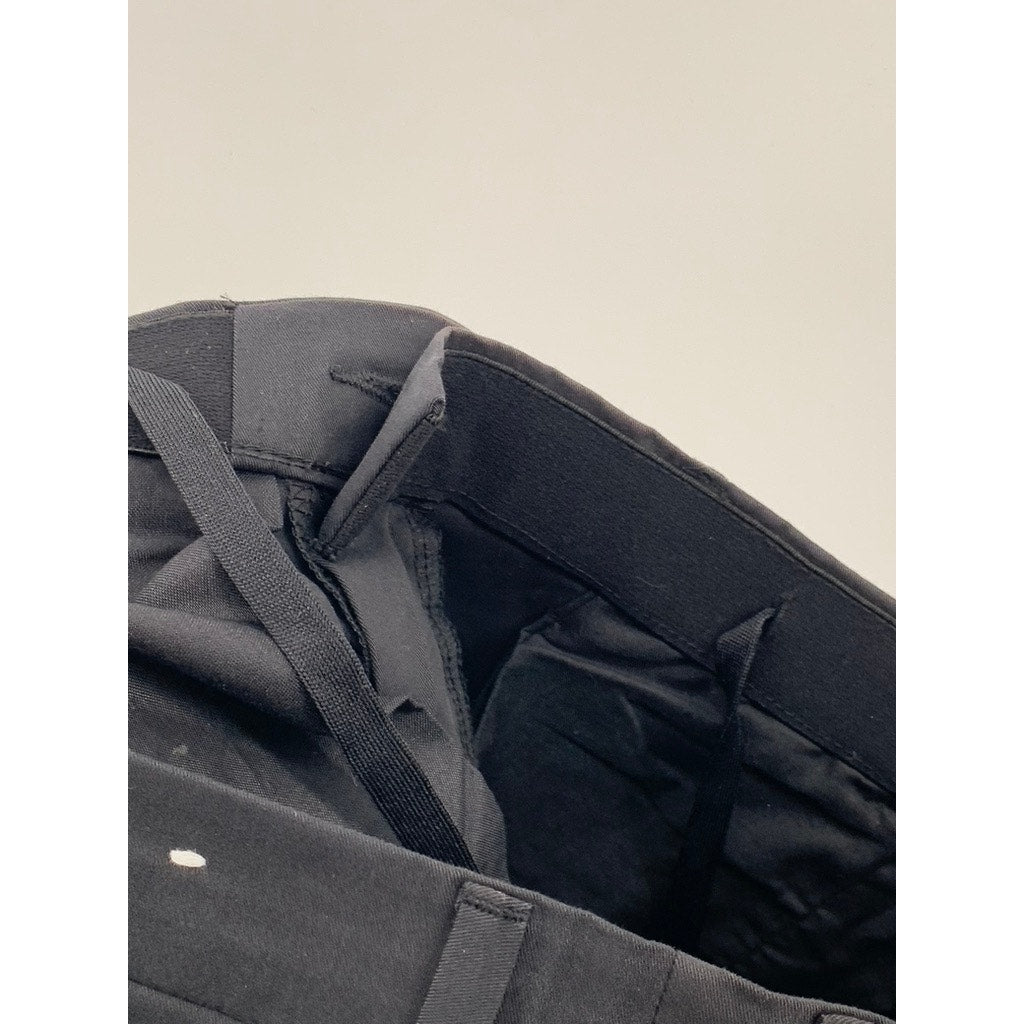 GOODFELLOW & CO Men's Black Linen 9" Flat Front Tech Casual Shorts SZ 28