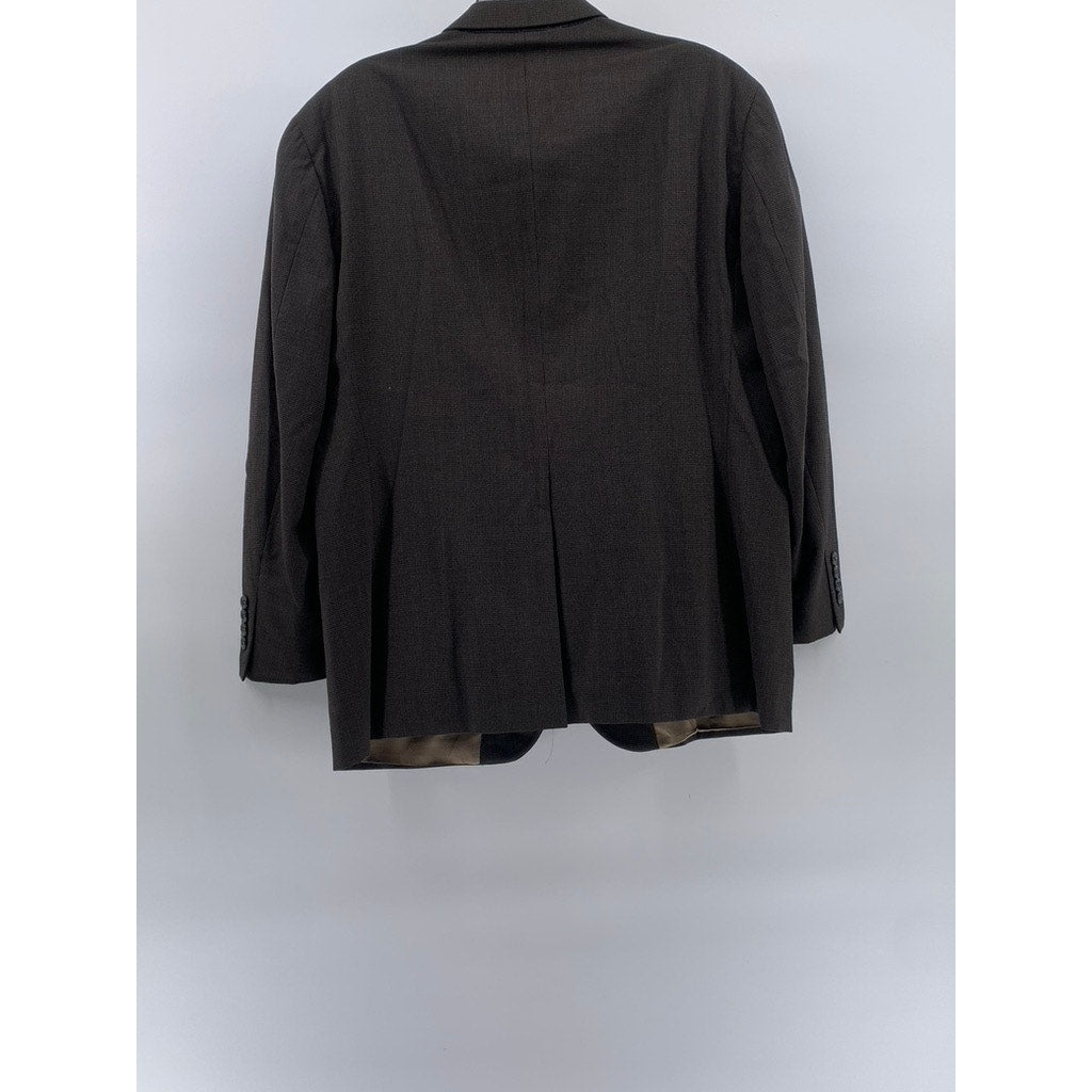 POLO UNIVERSITY CLUB BY RALPH LAUREN Men's Vintage Brown Two-Button Blazer SZ M