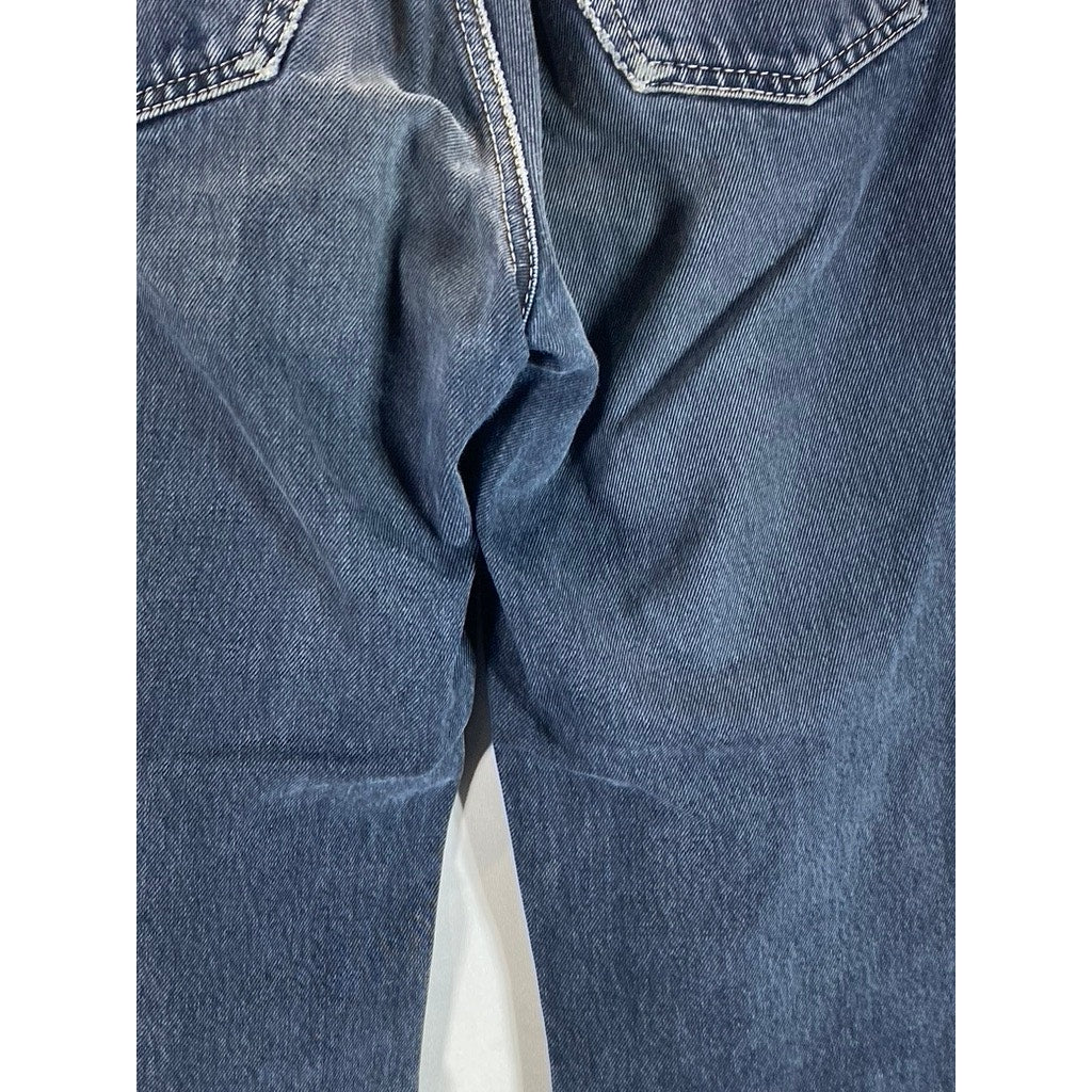 HARLEM WALKER ORIGINAL JOKER Women's Dark Blue Vintage Straight Leg Jean SZ 36/S