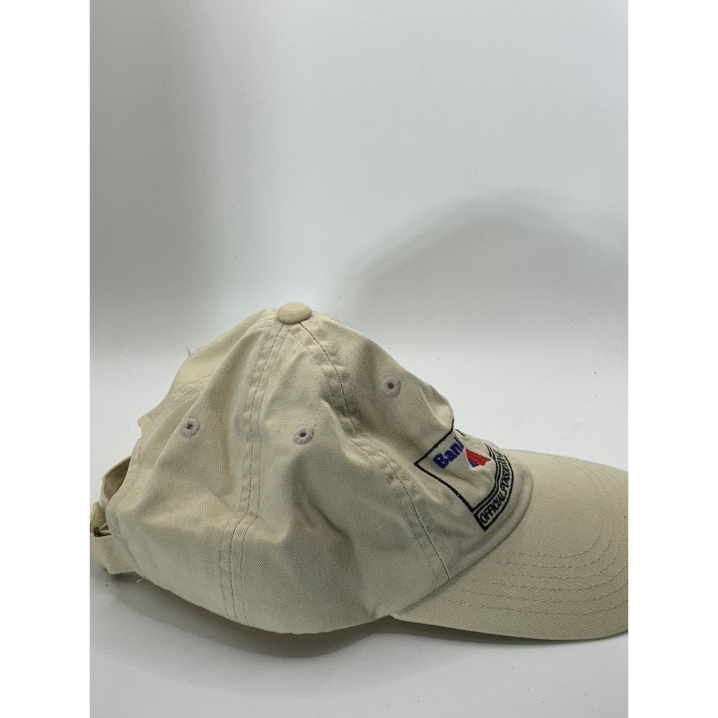 CAPTIVE8 NEW YORK Men's Vintage Tan "Bank of America" Adjustable Baseball Hat OS