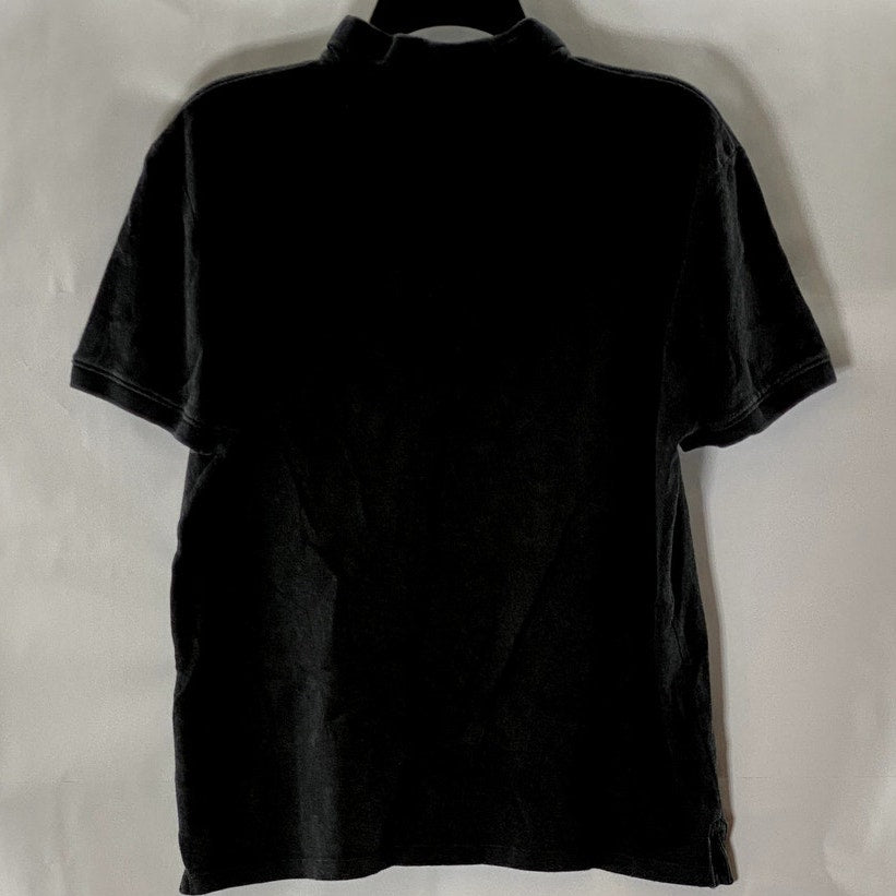 CALVIN KLEIN Men's Charcoal Slim-Fit The Liquid Touch Short Sleeve Polo SZ L