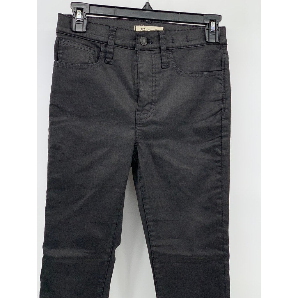 MADEWELL Women's Black Petite 10" High-Rise Skinny Jeans SZ 26P
