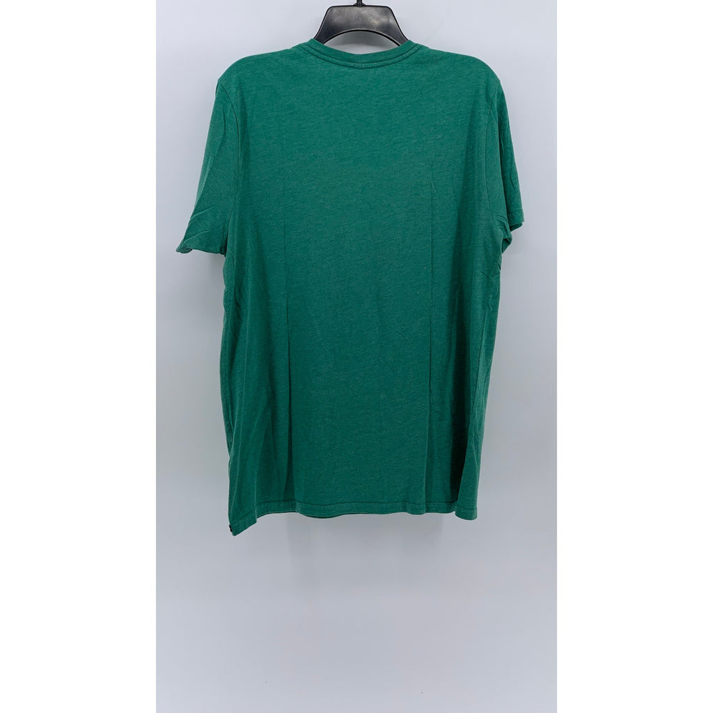 VOLCOM Men's Green Interference Crewneck Short Sleeve Modern Fit T-Shirt SZ L