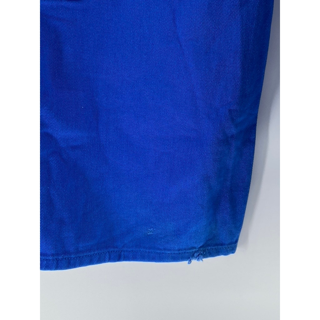UNBRANDED Women's Royal BLUE Y2K Baggy Straight-Leg High-Rise Cargo Pants SZ 29