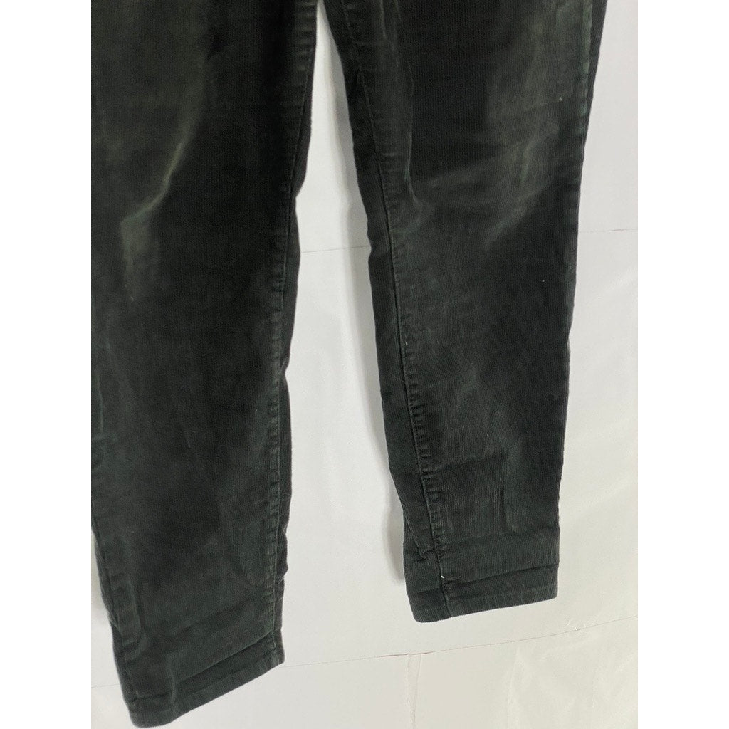 GAP DENIM Women's Petite Dark Charcoal Gray True Skinny Corduroy Pant SZ 8/28P