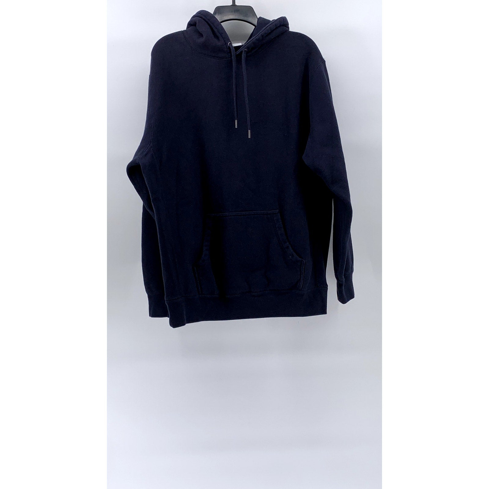 INDEPENDENT TRADING COMPANY Men's Navy Blue Solid Heavyweight Hoodie SZ XL