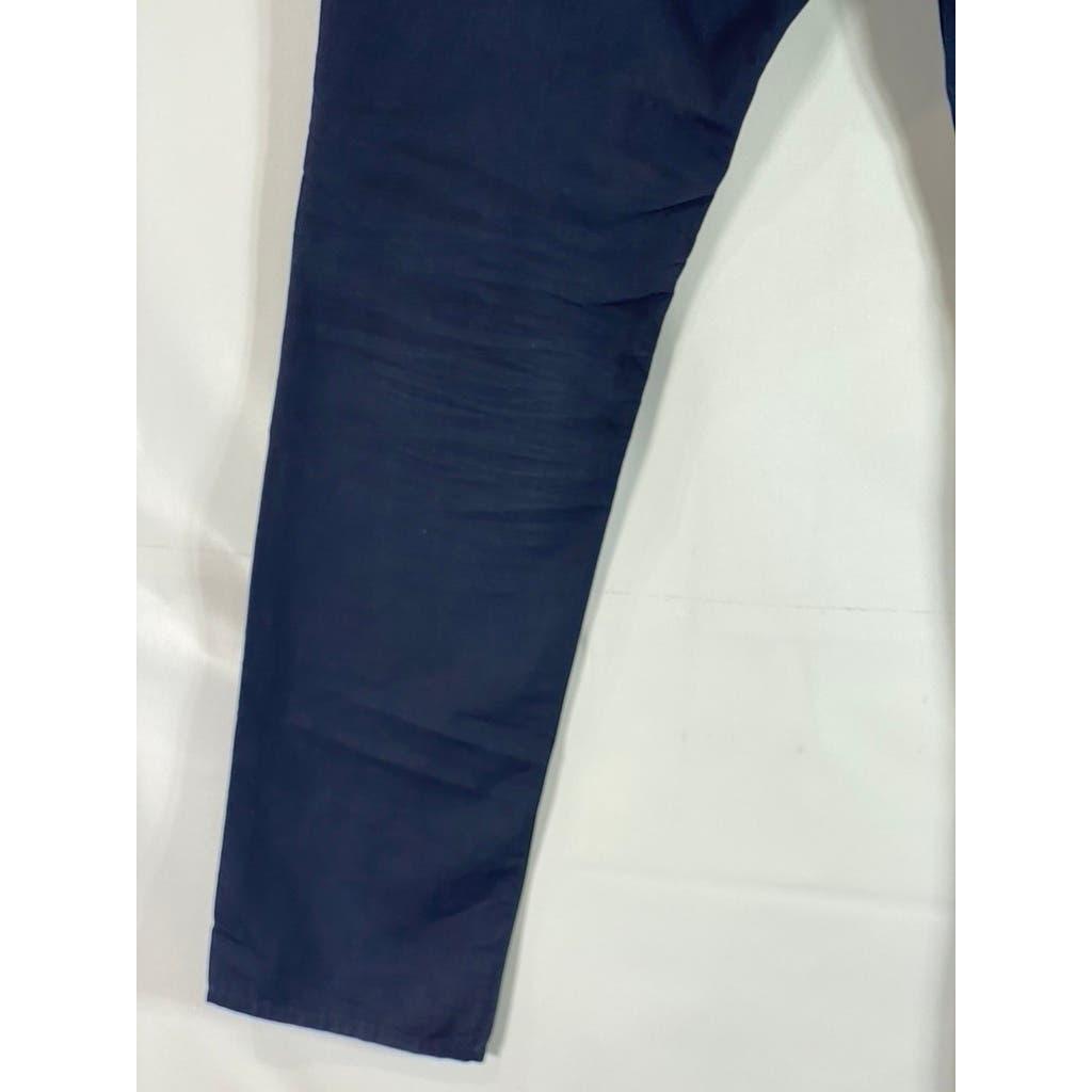 THEORY Men's Navy Haydin Slim-Straight Fit Five-Pocket Pants SZ 34