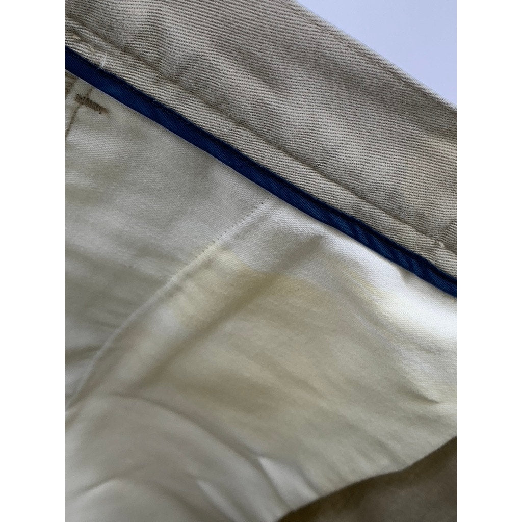 TOMMY HILFIGER Men's Vintage Tan Regular-Fit Straight Leg Pant SZ 34X34