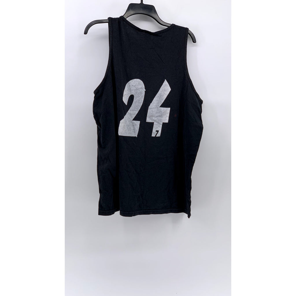 GILDAN Men’s Black Breakfast Club Logo Tank SZ XL
