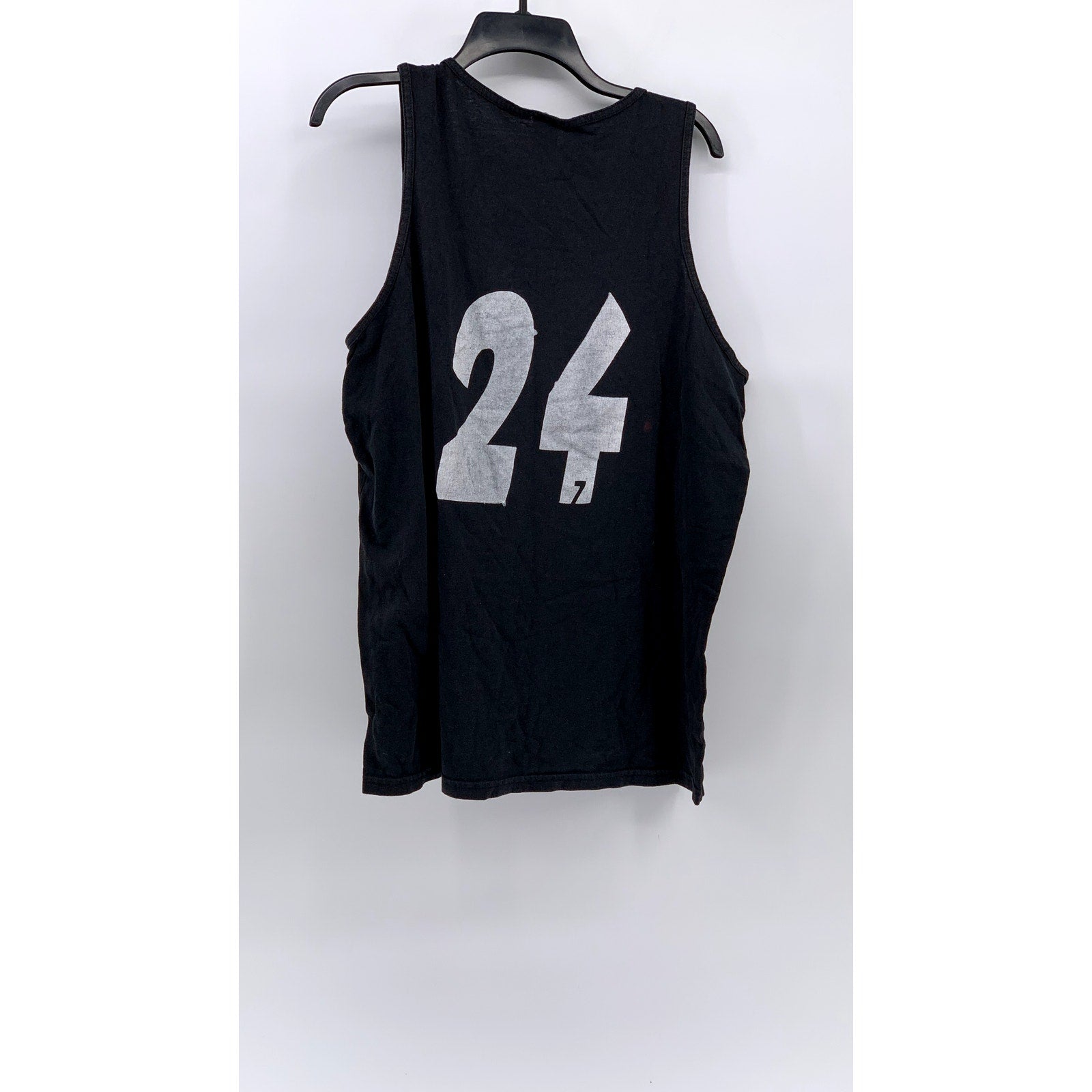 GILDAN Men’s Black Breakfast Club Logo Tank SZ XL