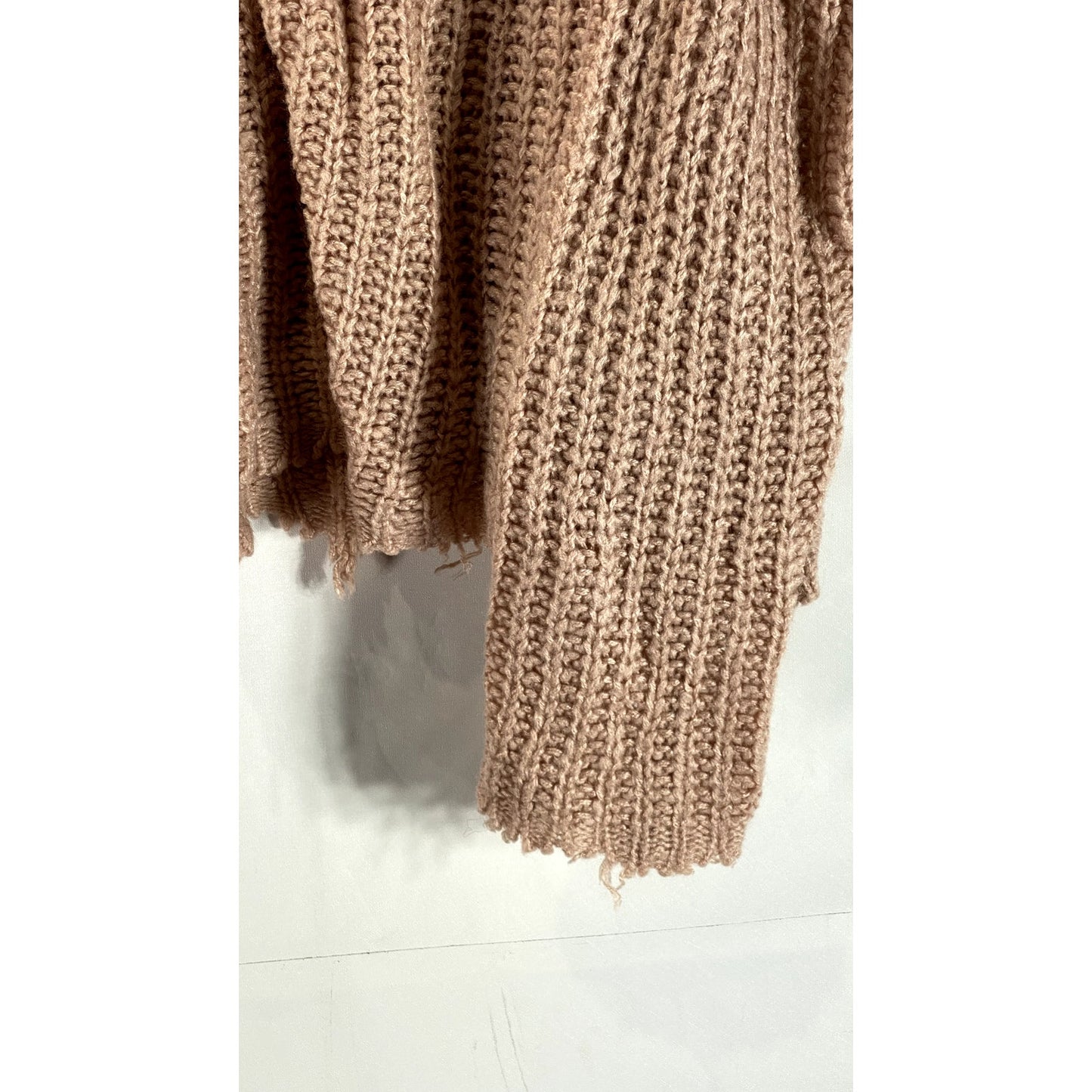 FATE Women's Brown Knit Pullover Sweater SZ S