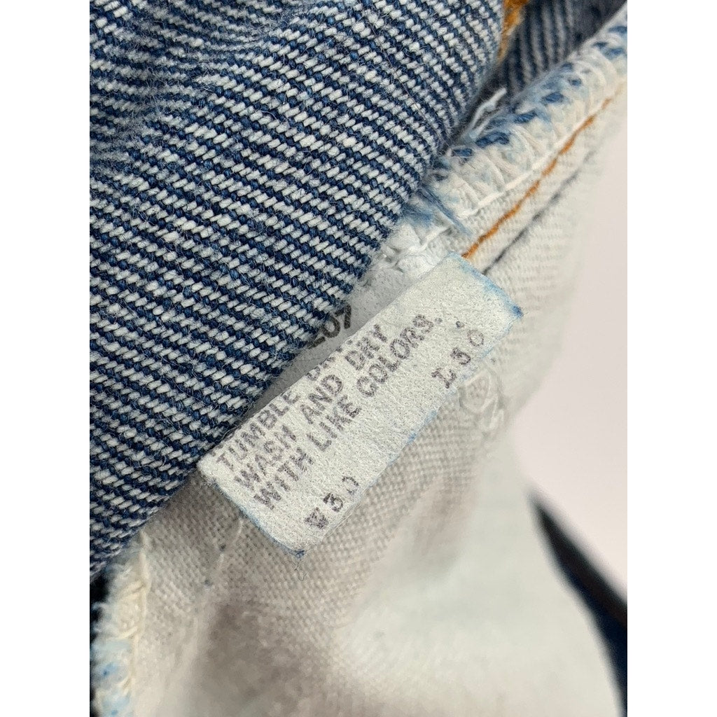 LEVI'S Men's Blue Vintage 80's Orange Tab Bootcut Five-Pocket Jeans SZ 30X30