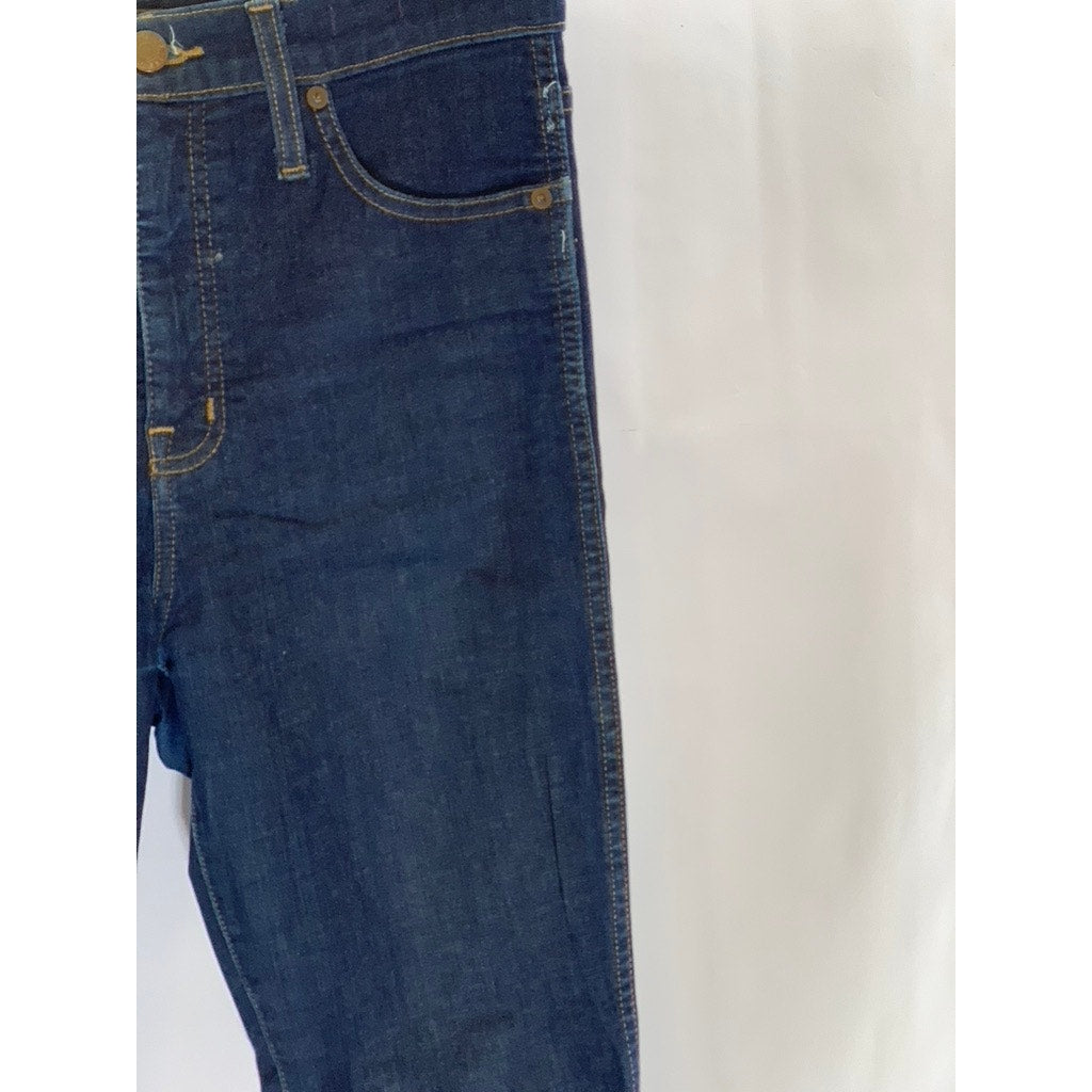 MADEWELL Women's Dark Navy 10" High-Rise Skinny Denim Five-Pocket Jean SZ 28