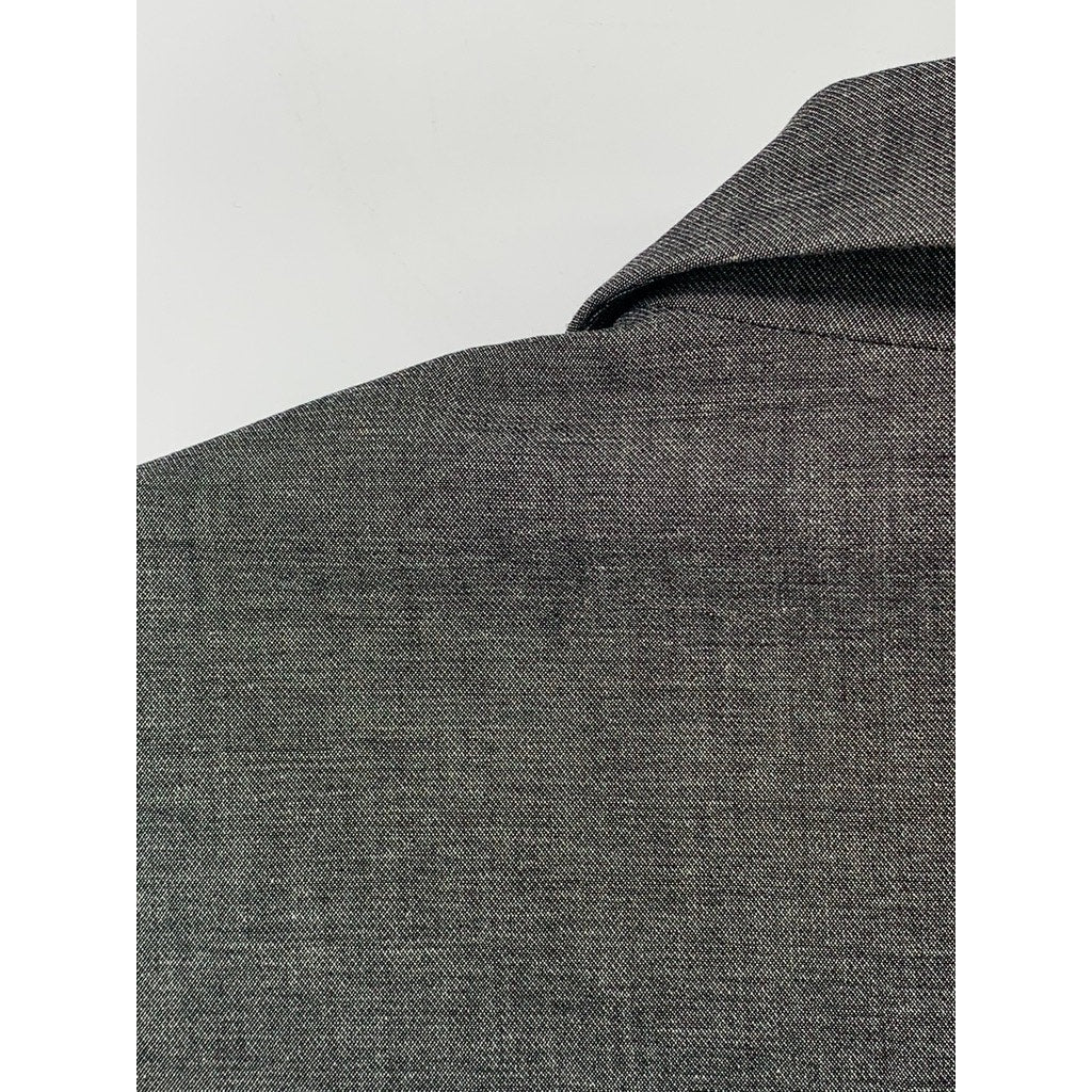 EXPRESS Women's Charcoal Gray Single-Button Notch Collar Blazer SZ 6