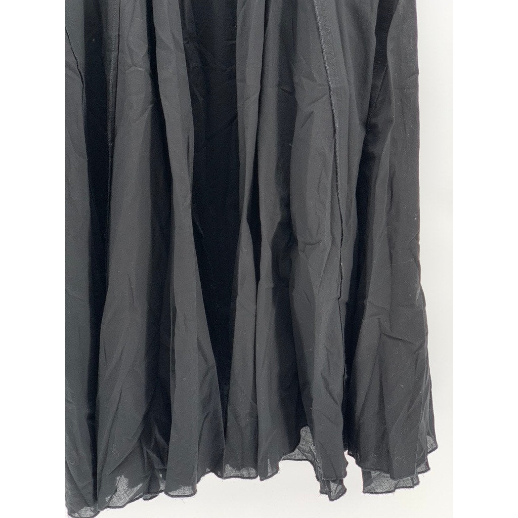 CHARLOTTE RUSSE Women’s Black Cotton Tiered Maxi Skirt SZ S