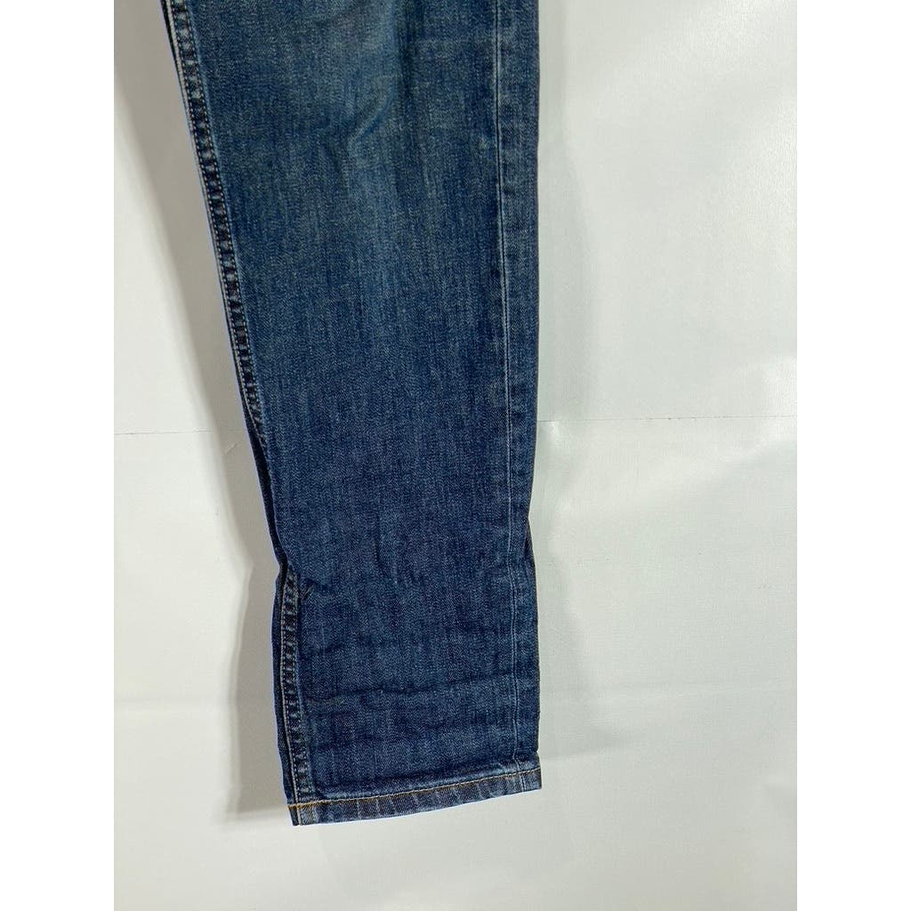 EVERLANE Men's Dark Blue Denim Slim-Fit Five-Pocket Jeans SZ 31X30