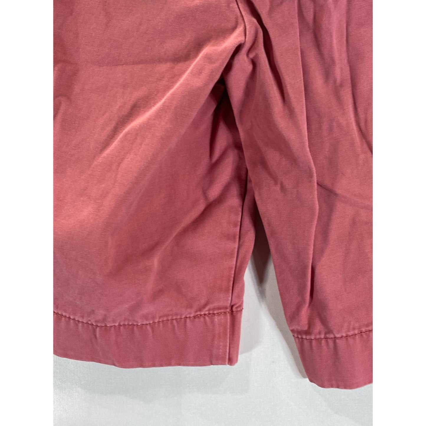 TOMMY HILFIGER Men's Red Cotton Classic-Fit Four-Pocket Chino Shorts SZ 32