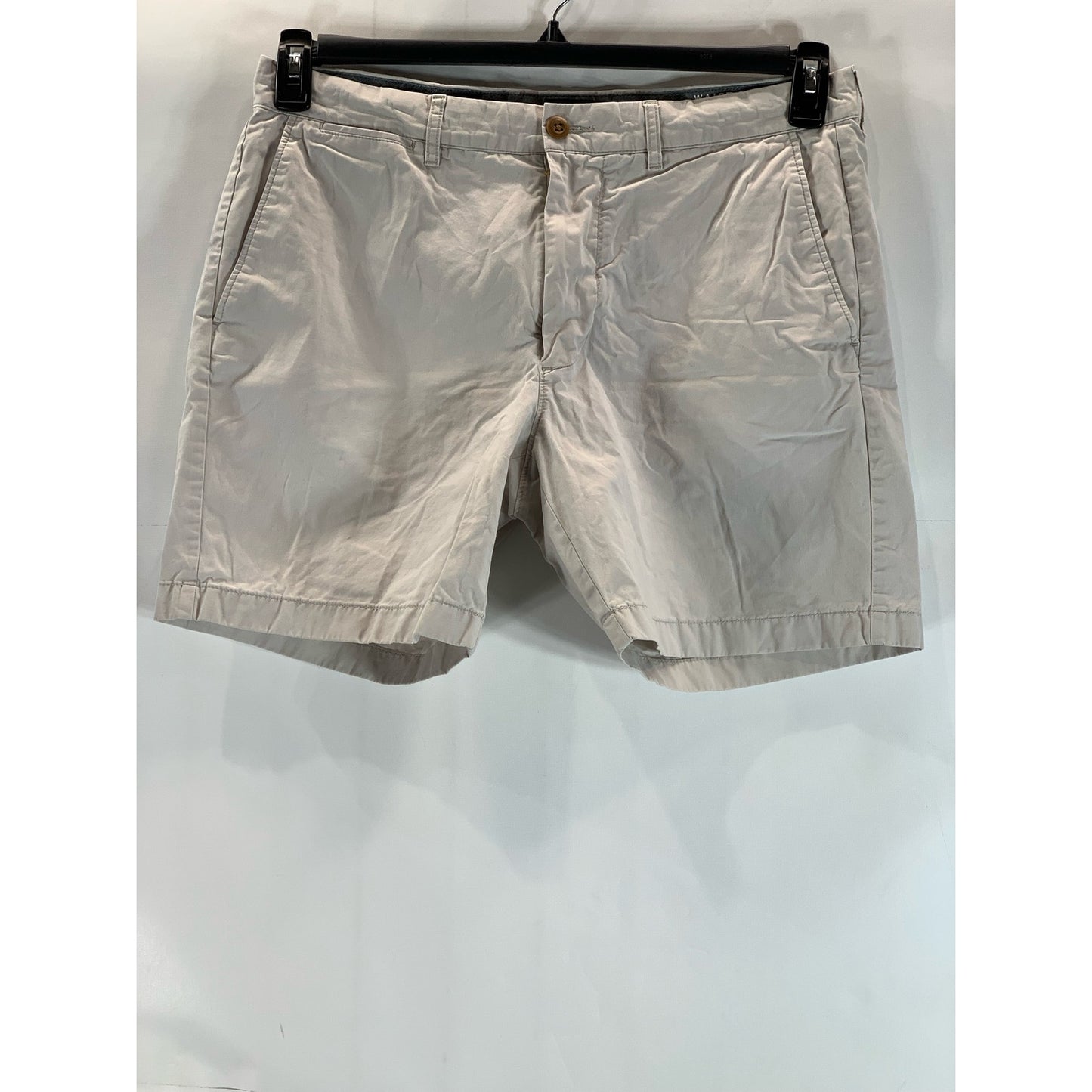 J. CREW Men's Bone Stretch Regular-Fit 7" Chino Shorts SZ 34