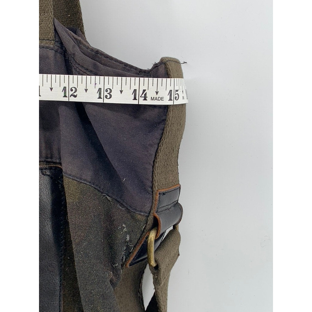 GAP Black-Green Mixed Media Camo Print Tote Bag