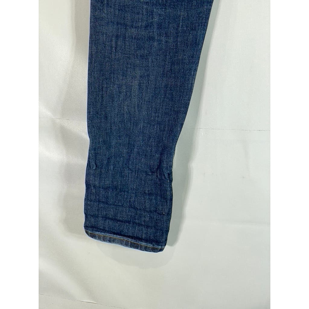 EVERLANE Men's Dark Blue Denim Slim-Fit Five-Pocket Jeans SZ 31X30