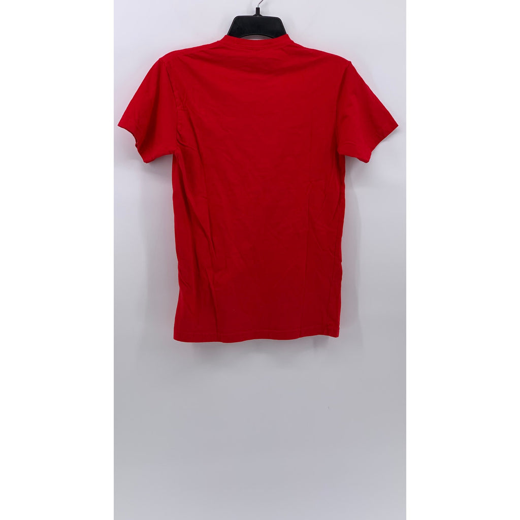 NEXT LEVEL APPARAEL Men's Red QuickTrip Treats Graphic Crewneck T-Shirt SZ XS