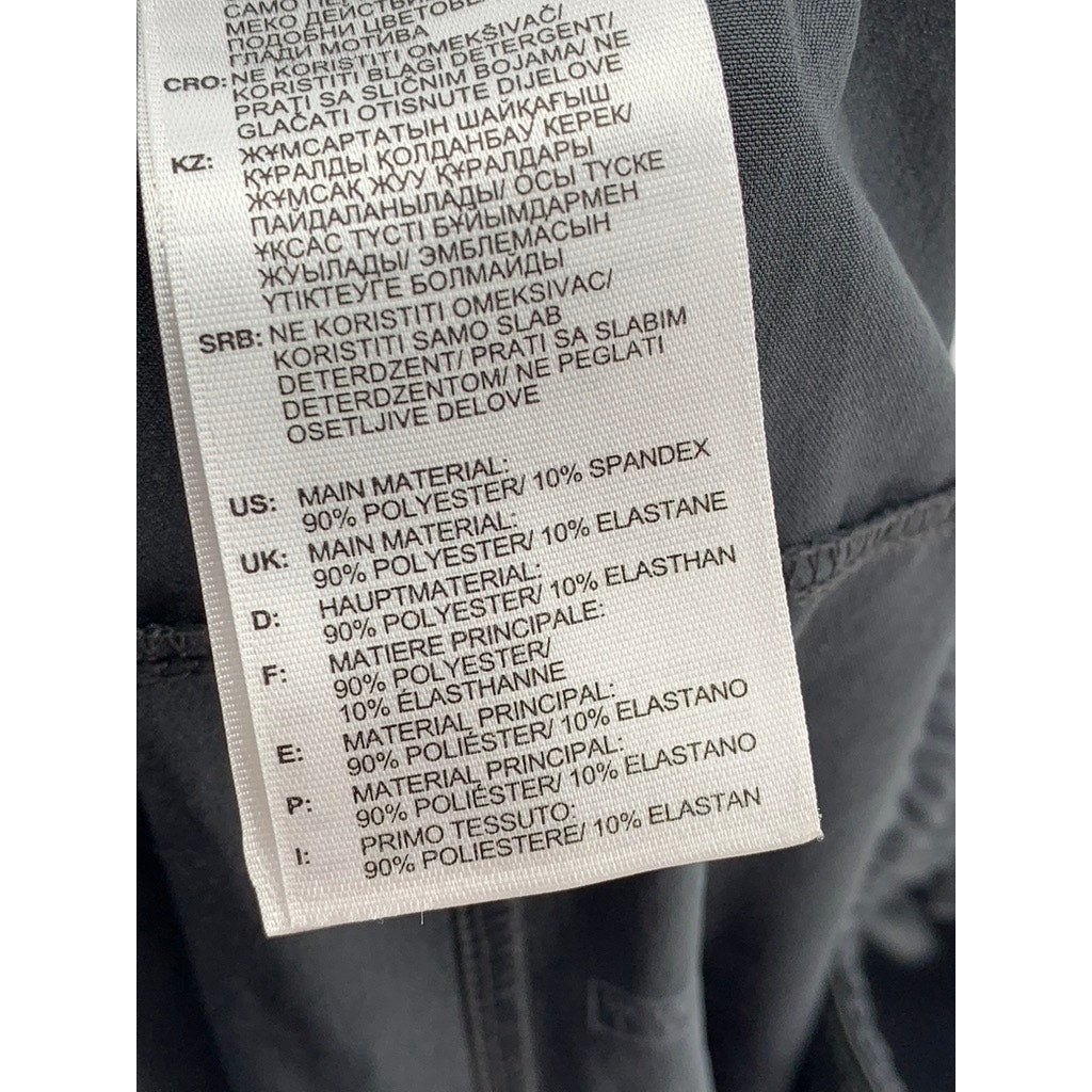 ADIDAS Men's Gray Solid Basketball Shorts SZ M