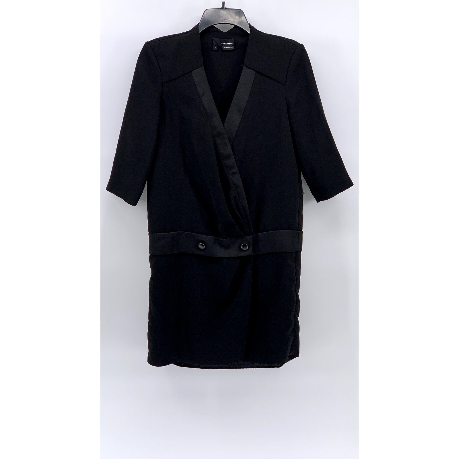 THE KOOPLES Women’s Black Wrap Blazer Dress SZ S