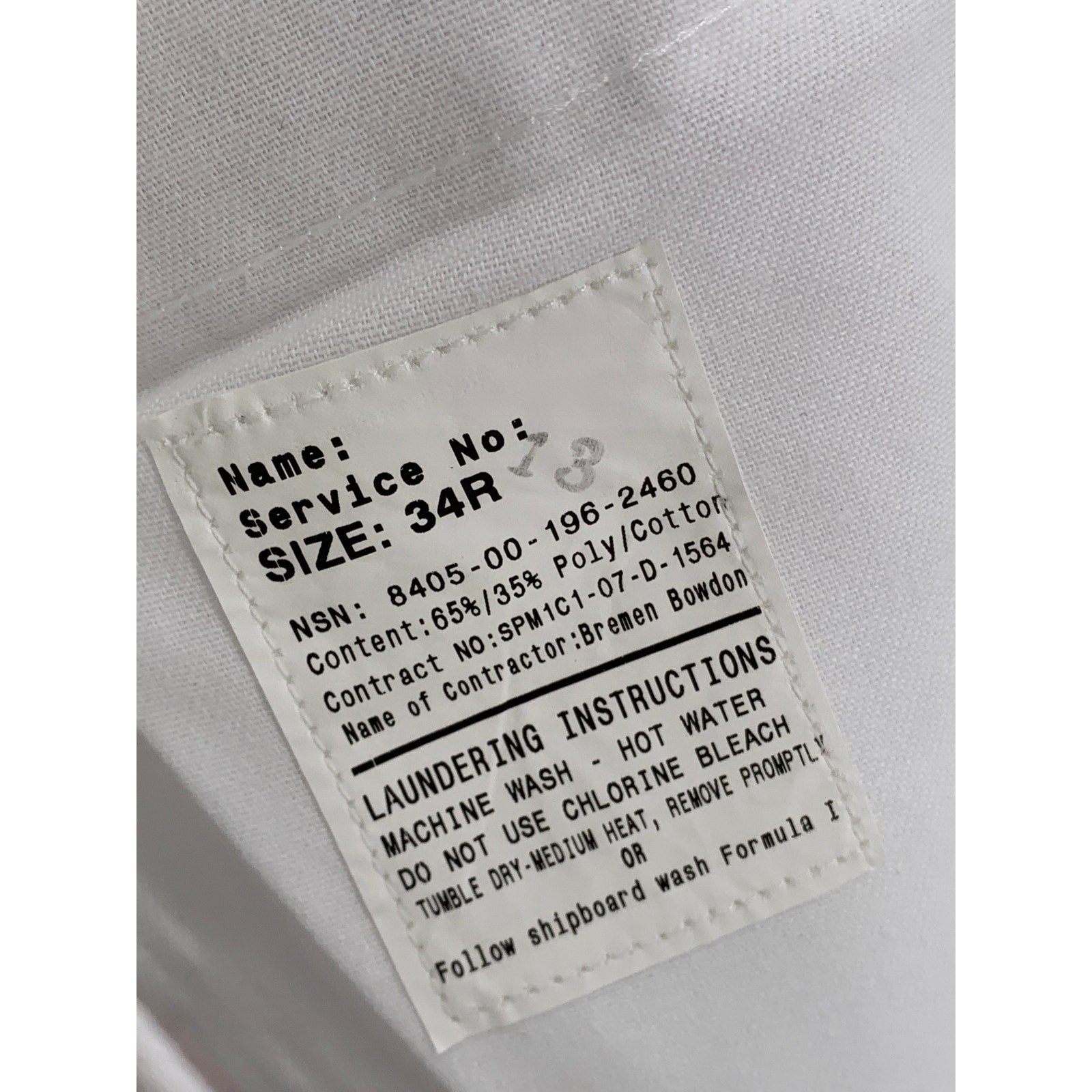 DSCP BY BREMEN BOWDON Men's White Solid Regular-Fit Wide-Leg Pants SZ 34