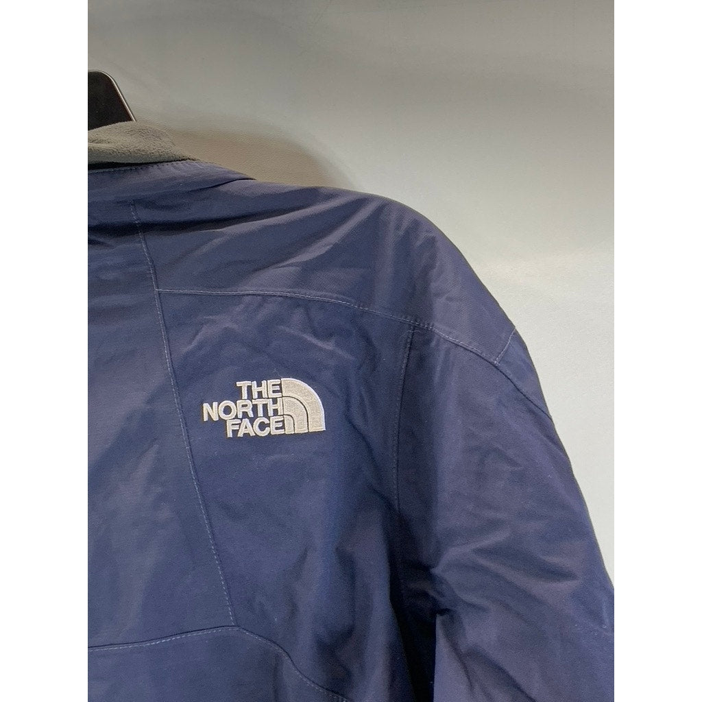 THE NORTH FACE Men's Navy Hyvent Water-Resistant Stand Collar Zip-Up Jacket SZ S