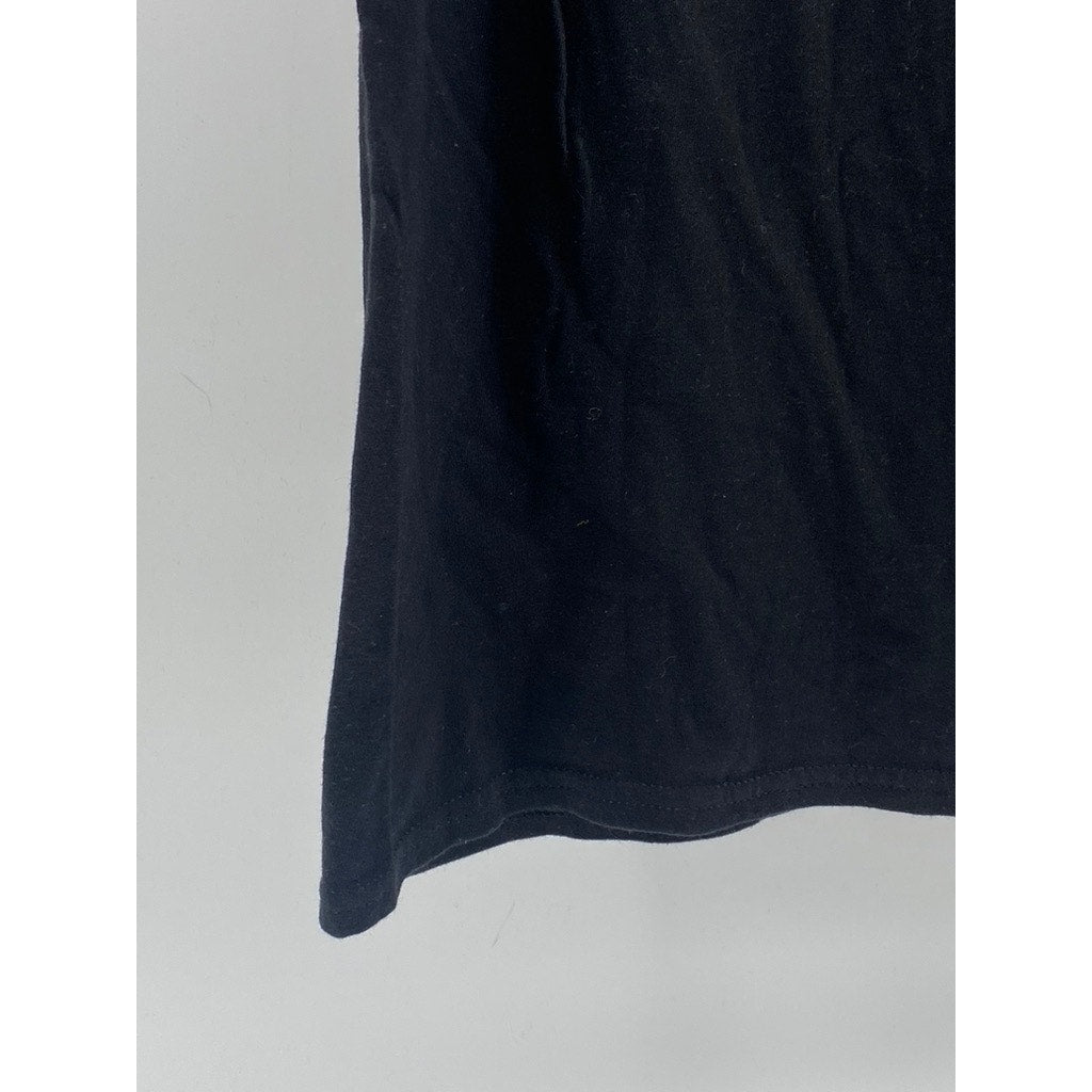 THREADFAST APPAREL Men's Black Epic Turkey Trot Graphic Crewneck T-Shirt SZ XL