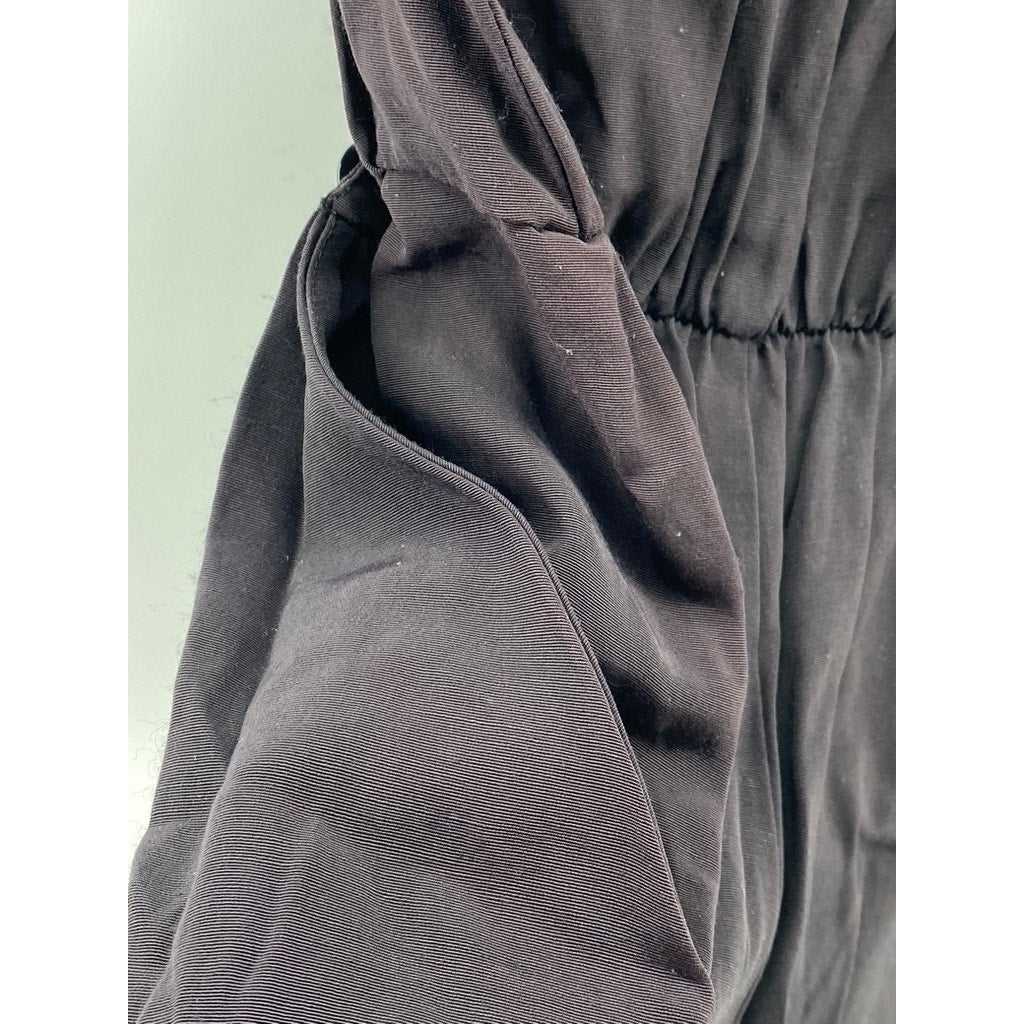 J.S.J Division of John Robert’s Women’s Vintage Burgundy V-Neck Jumpsuit SZ S