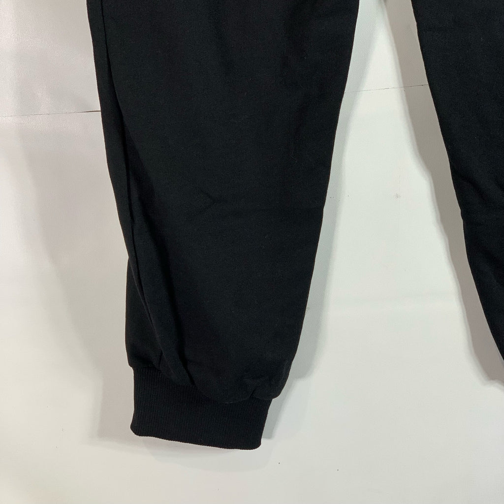 SPYDER Men's Solid Black Fleece Drawstring Pull-On Jogger Pants SZ M